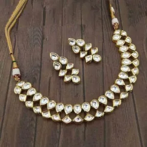 Glamorous Designer Kundan Necklace Set