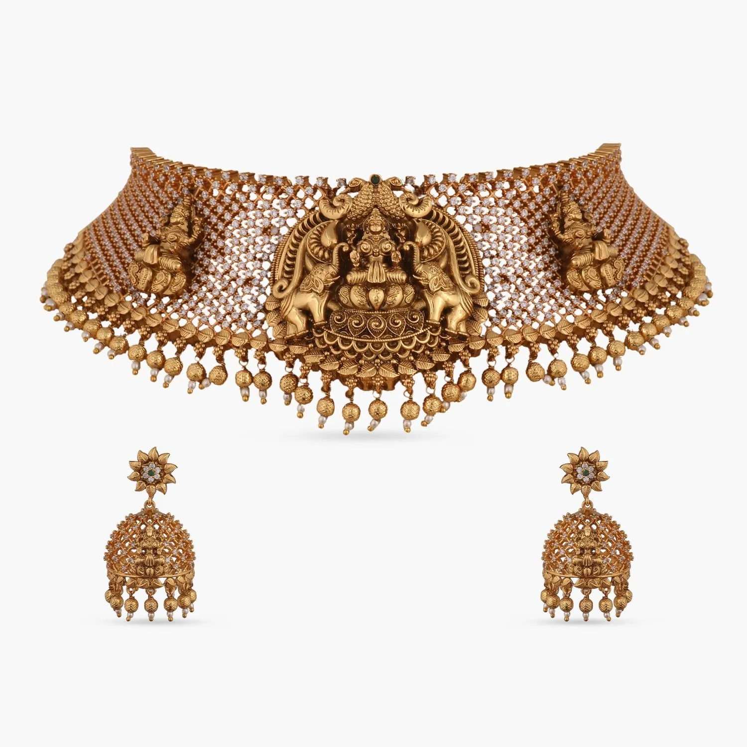 Ishwari Antique Choker Set