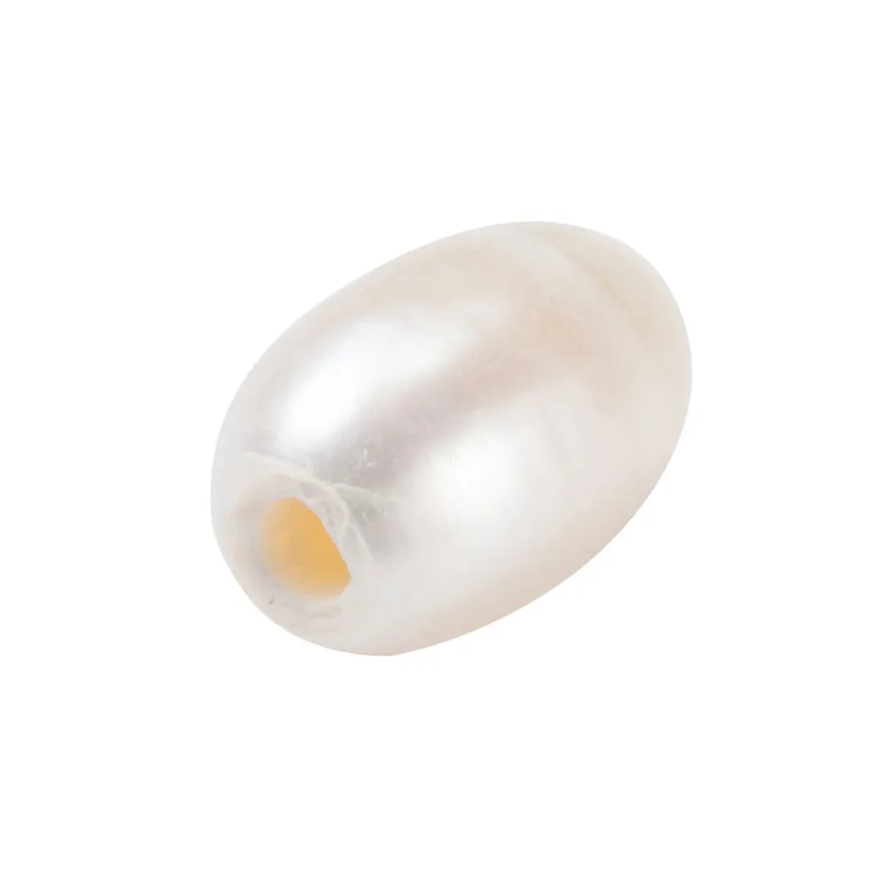 Natural pearls with large hole