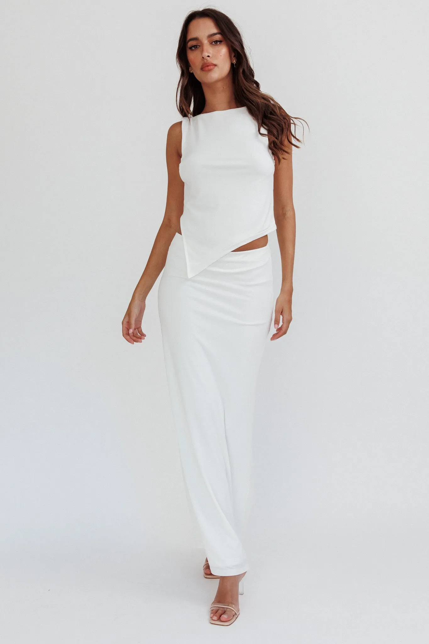 Palos Verdes Skirt Off White