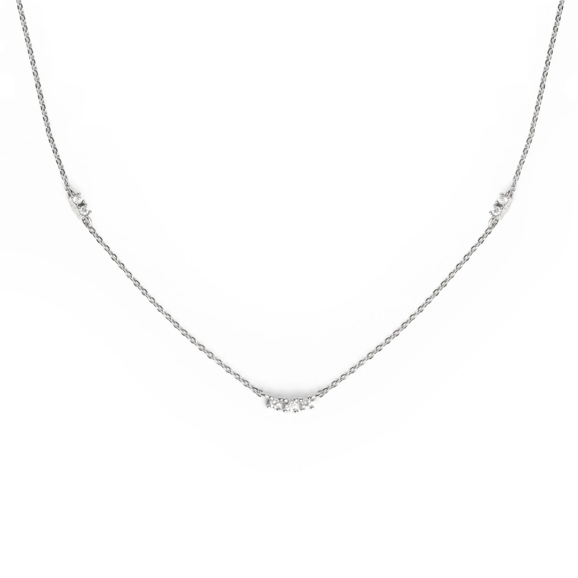 Seven Star Silver Necklace