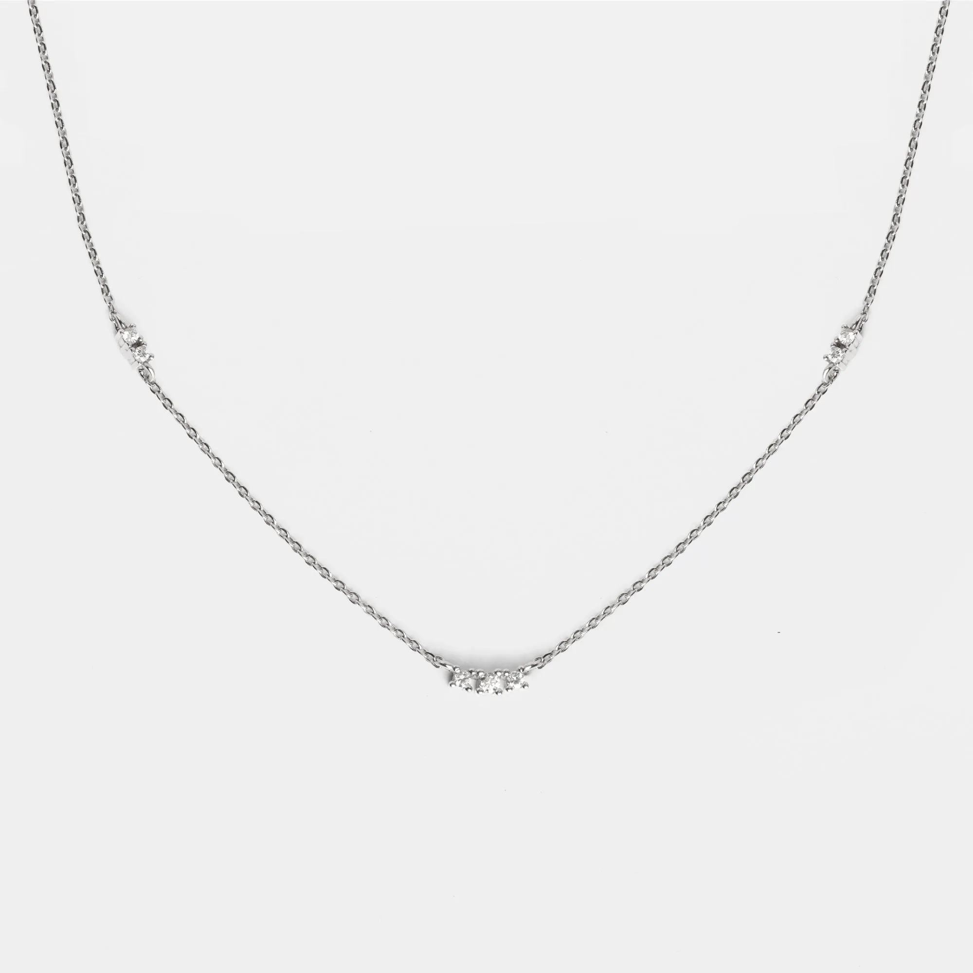 Seven Star Silver Necklace